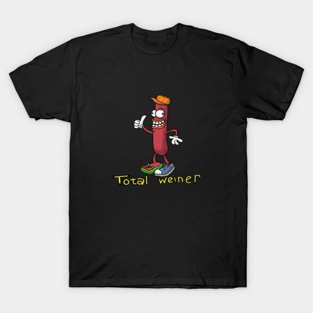 Total wiener T-Shirt by wolfmanjaq